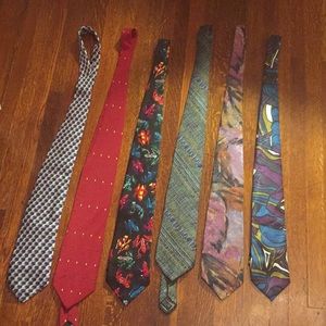 Different brands ties